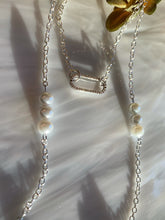 Load image into Gallery viewer, Freshwater Pearls + Lotus Choker Set
